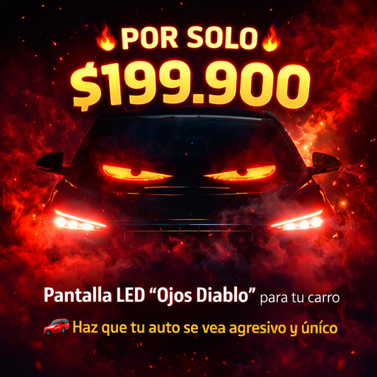 🔥 Pantalla LED para Parabrisas – Dale mirada agresiva a tu carro