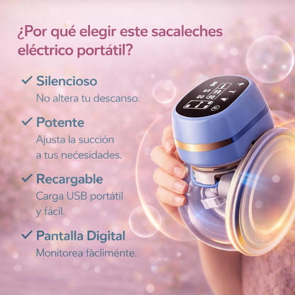 EXTRACTOR DE LECHE ELECTRICO ¡NO USES TUS MANOS!