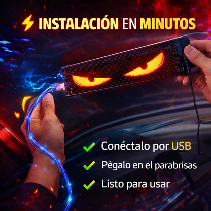 🔥 Pantalla LED para Parabrisas – Dale mirada agresiva a tu carro