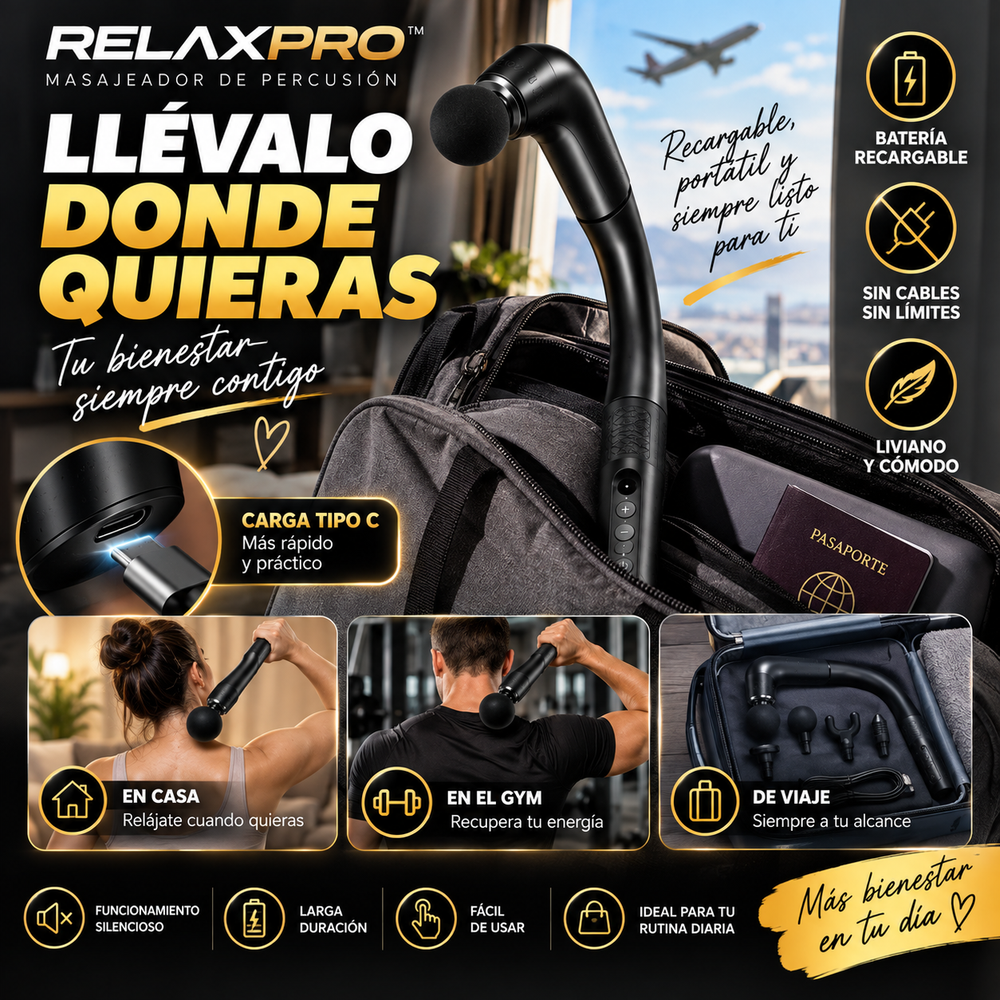 RELAXPRO recargable y portátil