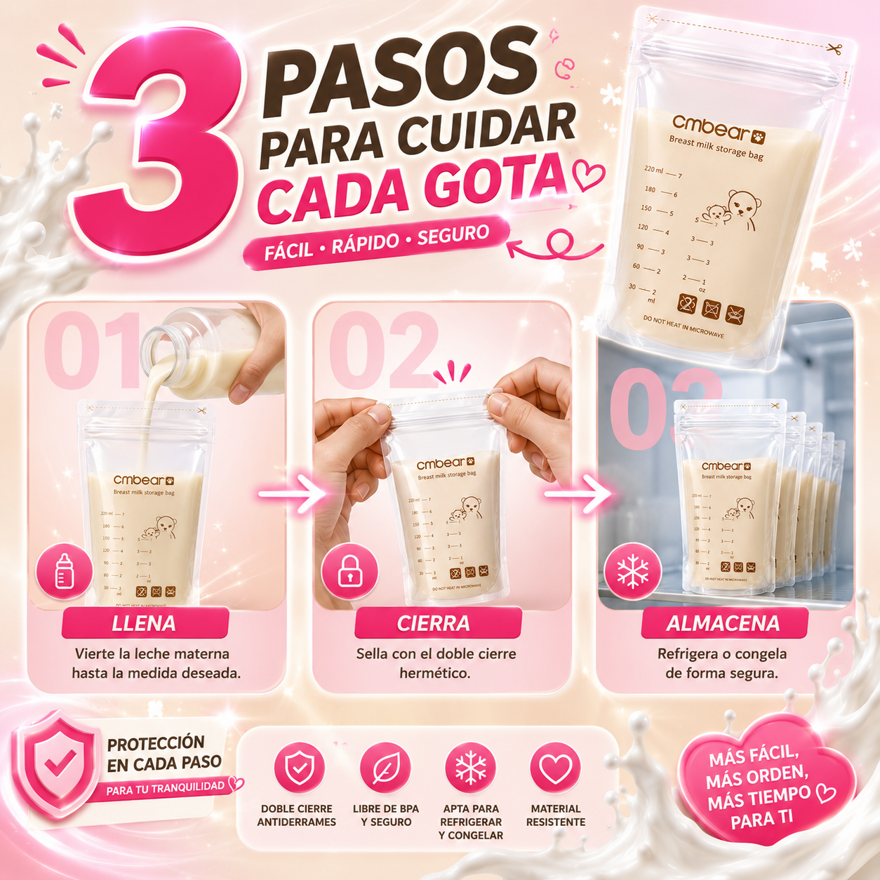30 BOLSAS, MÁS TRANQUILIDAD