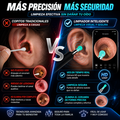 LA FORMA MÁS INTELIGENTE DE LIMPIAR TUS OÍDOS
