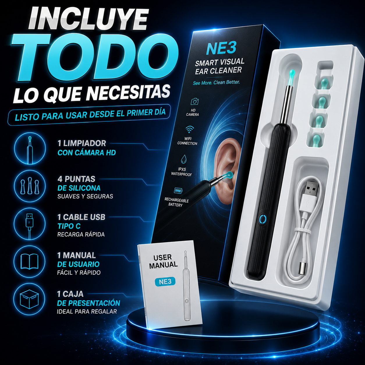 LA FORMA MÁS INTELIGENTE DE LIMPIAR TUS OÍDOS