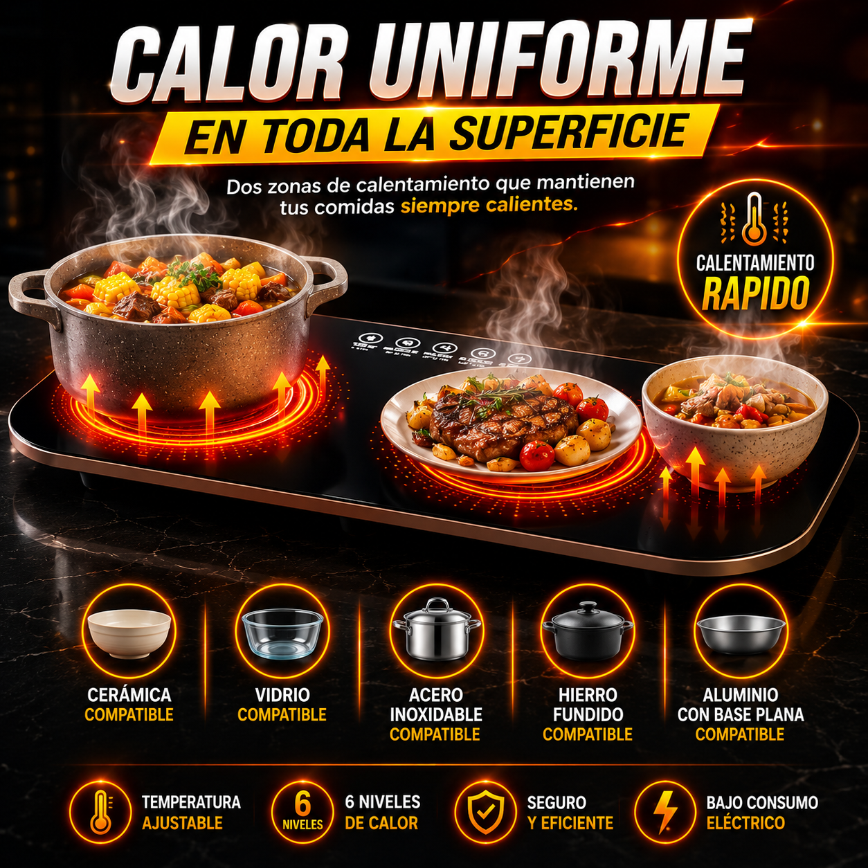 Mantén Tu Comida Caliente Hasta el Último Bocado