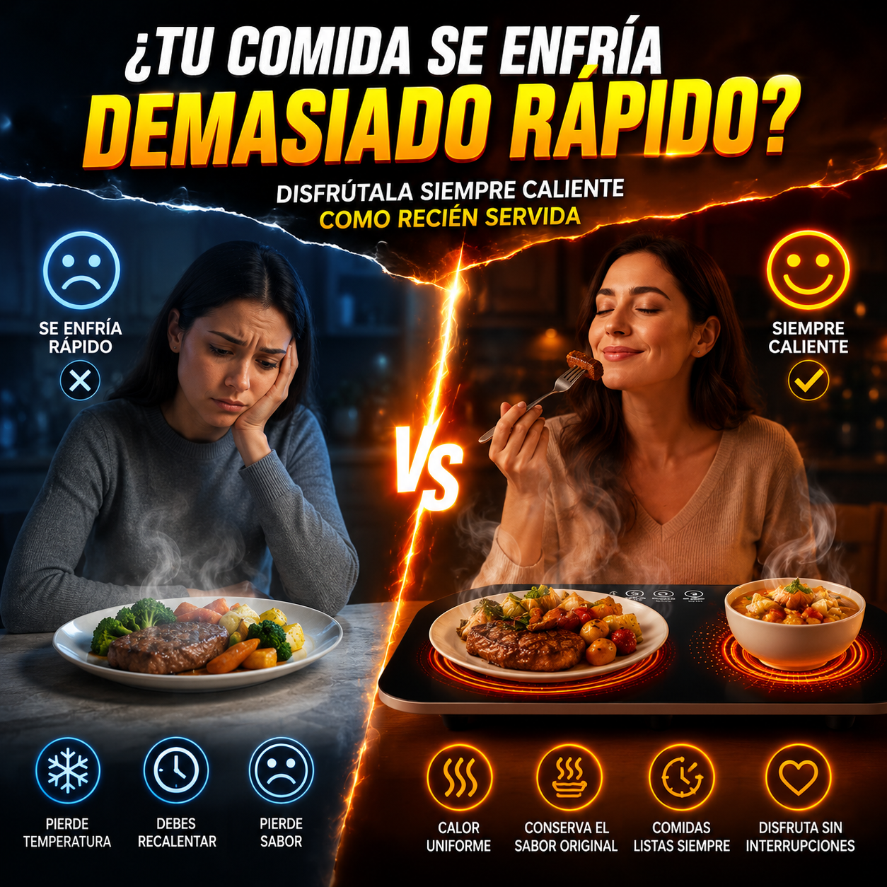 Mantén Tu Comida Caliente Hasta el Último Bocado