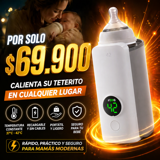 CALIENTA EL TETERO EN SEGUNDOS, SIN CABLES