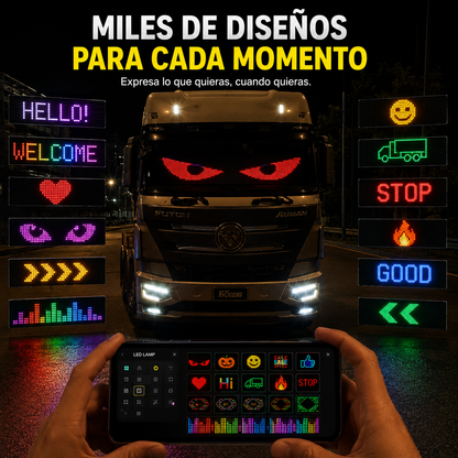 Dale vida a tu vehículo con una pantalla LED inteligente.