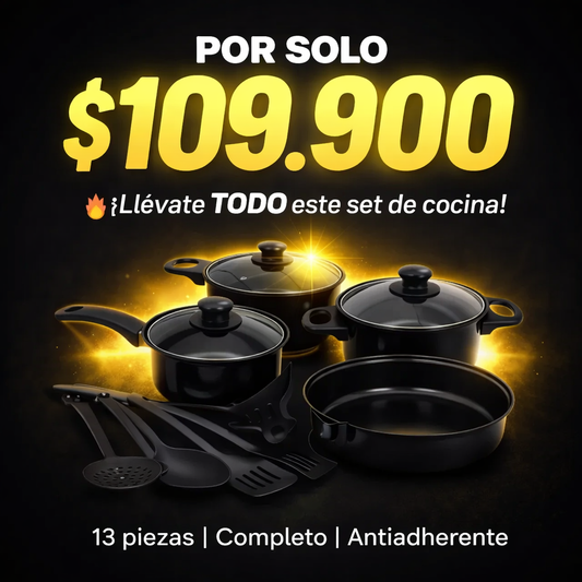 ⚡ Oferta brutal: 13 piezas en un solo combo