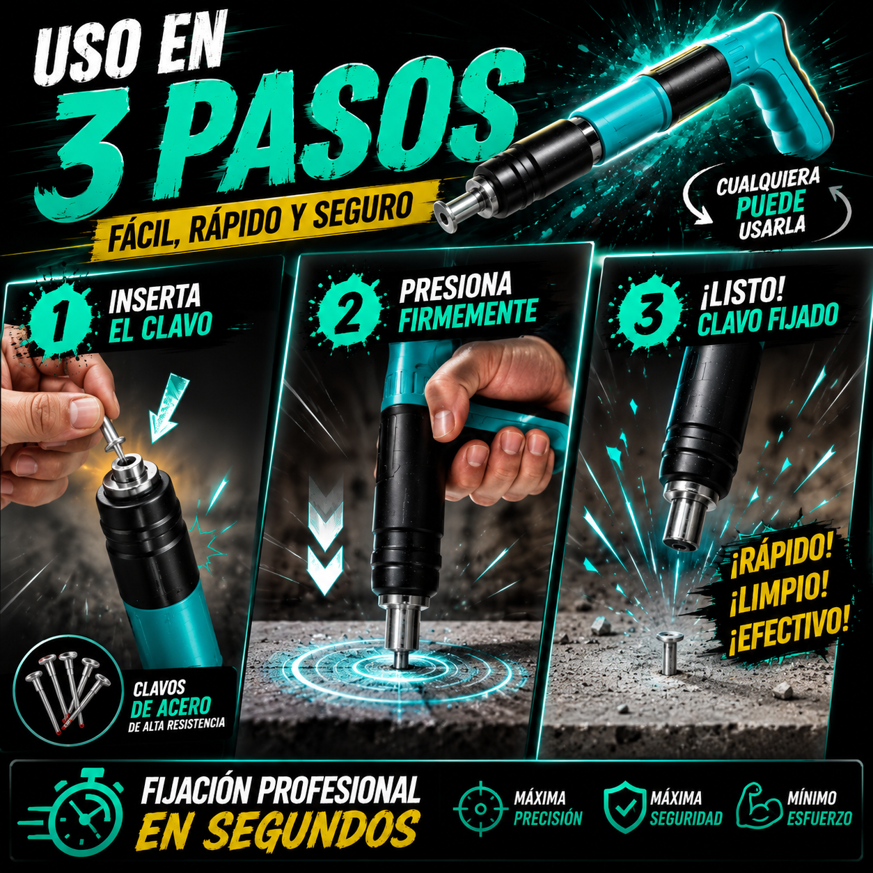 PRECISIÓN, POTENCIA Y VELOCIDAD