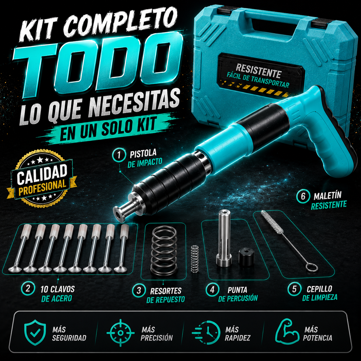 PRECISIÓN, POTENCIA Y VELOCIDAD