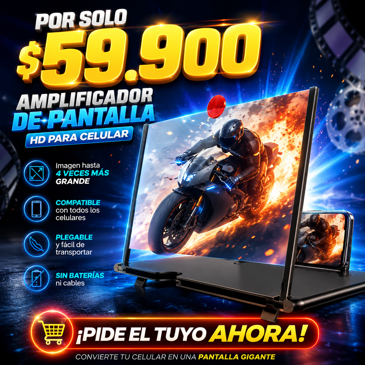 Convierte Tu Celular en una Pantalla Gigante