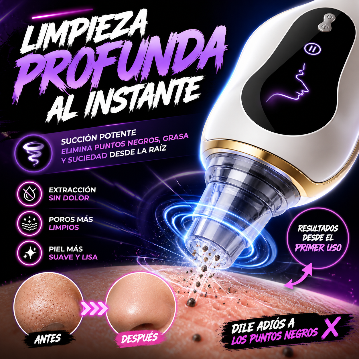 ¡ELIMINA LOS PUNTOS NEGROS EN MINUTOS!