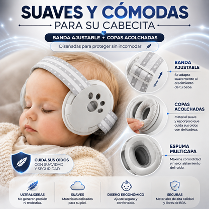 Orejeras Cancelacion De Ruido Para Bebe