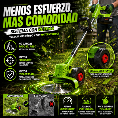 Oferta Limitada: Guadaña Eléctrica 48V con Doble Batería