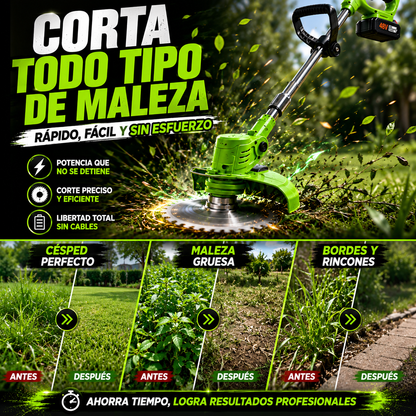 Oferta Limitada: Guadaña Eléctrica 48V con Doble Batería