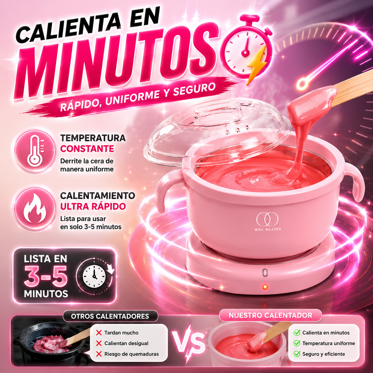 DEPILACIÓN PROFESIONAL EN CASA EN SOLO MINUTOS