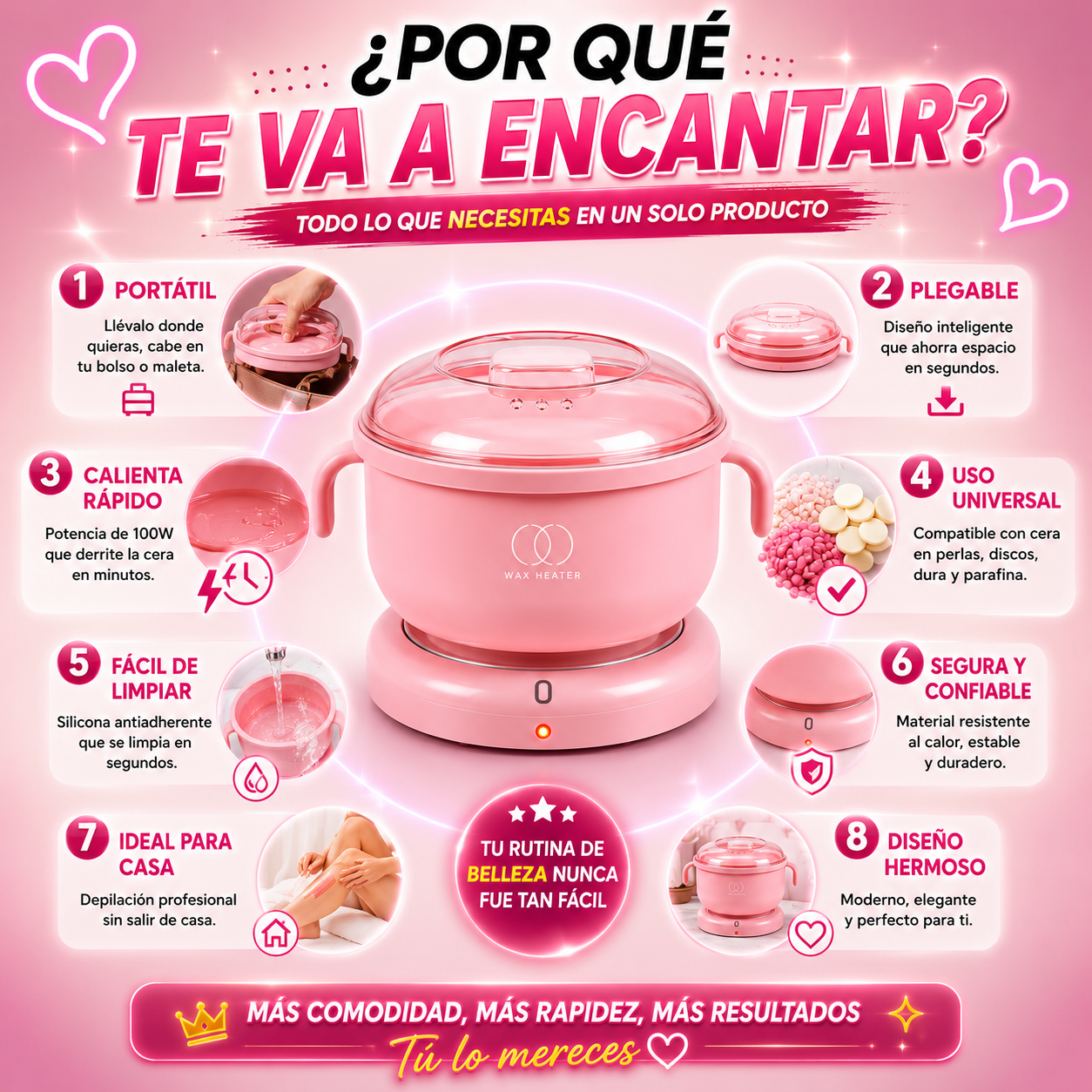 DEPILACIÓN PROFESIONAL EN CASA EN SOLO MINUTOS
