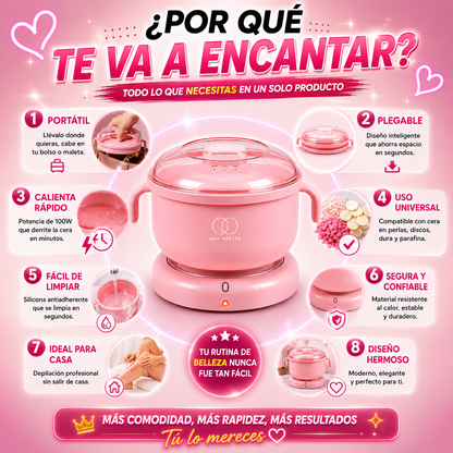 DEPILACIÓN PROFESIONAL EN CASA EN SOLO MINUTOS