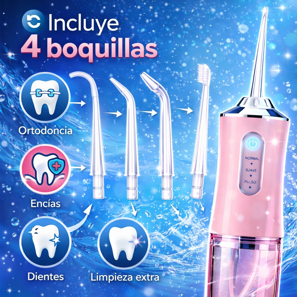 💦 ¡ADIÓS A LA SUCIEDAD ENTRE TUS DIENTES!