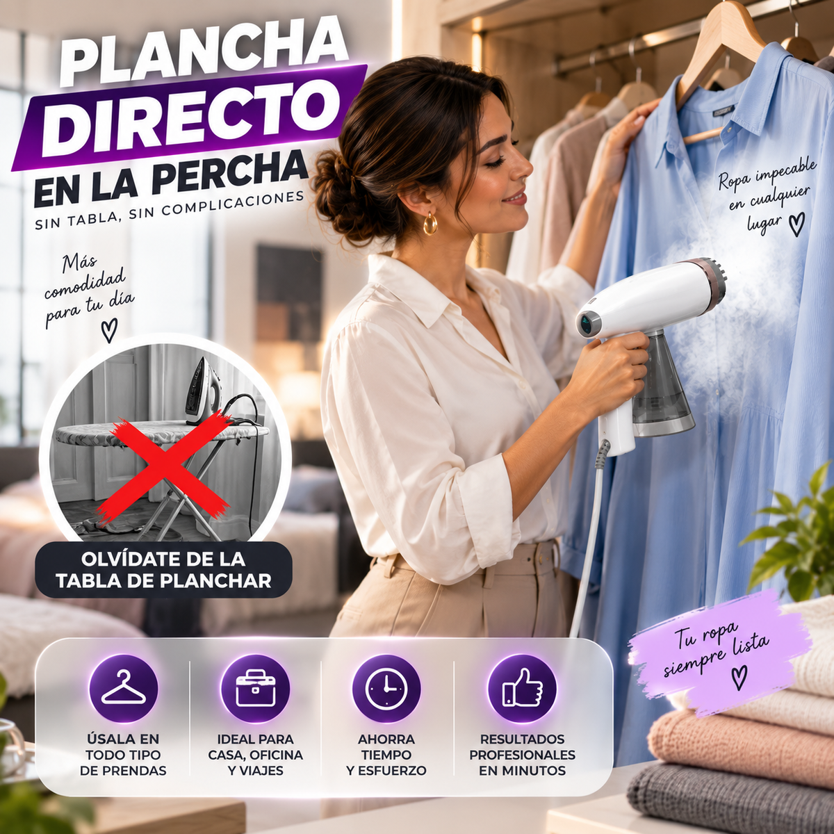 Comparación o demostración del producto